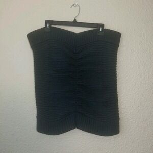 Lululemon women's scarf, one size, black merino wool knitted snood‎ neck warmer